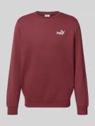 Sweatshirt met labelstitching