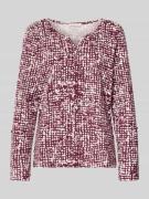 Regular fit shirt met lange mouwen van puur katoen