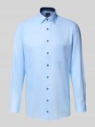 Modern fit zakelijk overhemd met kentkraag