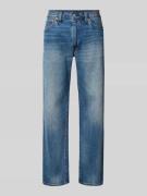 Relaxed straight fit jeans in used-look, model '555®'