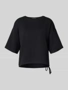 Sweatshirt met 1/2-mouwen en ronde hals