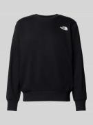 Sweatshirt met labelprint