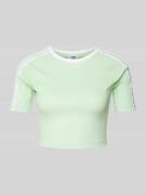 Kort T-shirt met contraststrepen