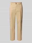 Slim fit chino van puur katoen, model 'GENAR'
