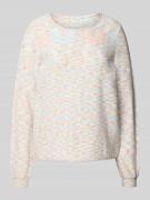 Gebreide pullover met ronde hals