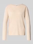 Regular fit gebreide pullover van een mix van katoen en viscose