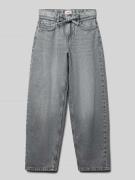 Straight fit jeans van puur katoen, model 'GIANNA'