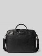 Laptoptas van leermix met hengsels, model 'HYDE PARK'
