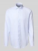 Regular fit zakelijk overhemd met kentkraag