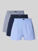 Boxershort met elastische band in een set van 3 stuks