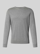 Regular fit gebreide pullover van puur katoen, model 'BERG'