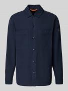 Vrijetijdsoverhemd van puur katoen, model 'LOCKY_2'