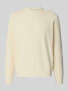 Regular fit shirt met lange mouwen en ronde hals