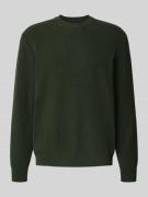 Regular fit shirt met lange mouwen en ronde hals