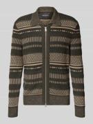 Gebreid jack van katoenmix