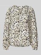 Regular fit blouse van pure viscose