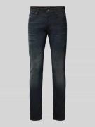 Slim fit jeans in used-look, model 'GLENN'