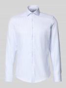 Slim fit zakelijk overhemd met kentkraag