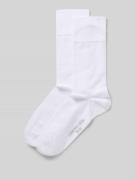 Sokken met labelprint in een set van 2 paar