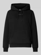 Regular fit hoodie van katoenmix