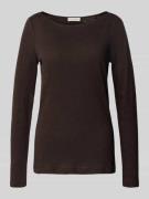 Regular fit shirt met lange mouwen van puur katoen