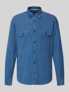 Regular fit ribcordoverhemd met kentkraag