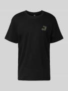 T-shirt met labelprint