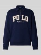 Sweatshirt met labelstitching