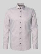 Slim fit zakelijk overhemd met kentkraag