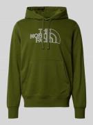 Hoodie met labelstitching