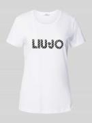 T-shirt met labelprint