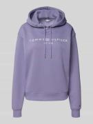 Regular fit hoodie van katoenmix