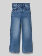 Regular fit jeans van katoenmix