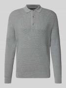 Gebreide pullover met kentkraag