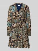 Mini-jurk met V-hals