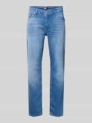 Slim fit jeans van katoenmix