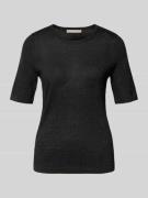 Gebreide pullover met ribboorden