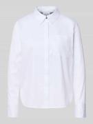 Regular fit overhemdblouse met borstzak