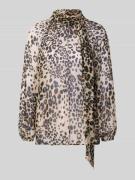 Blouseshirt met opstaande kraag