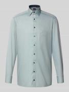 Modern fit zakelijk overhemd met kentkraag