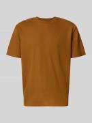 T-shirt met structuurmotief