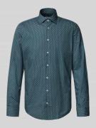 Slim fit zakelijk overhemd met kentkraag