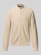 Gebreid jack met structuurmotief