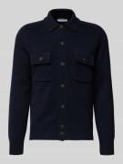 Gebreid jack met kentkraag