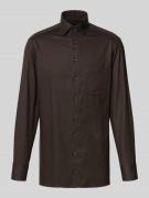 Modern fit zakelijk overhemd met kentkraag