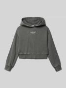 Oversized hoodie van katoenmix