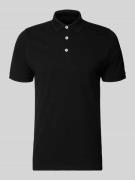 Regular fit poloshirt met labelstitching, model 'PAULOS'