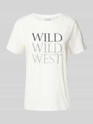 T-shirt met statementprint