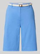 Bermuda met riem en Franse steekzakken