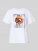 T-shirt met motiefprint